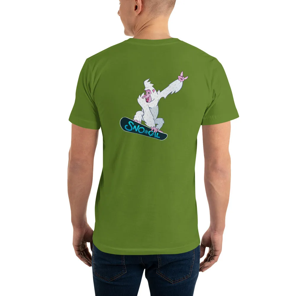 Sno Cal™ Snorilla air grab snowboard t-shirt