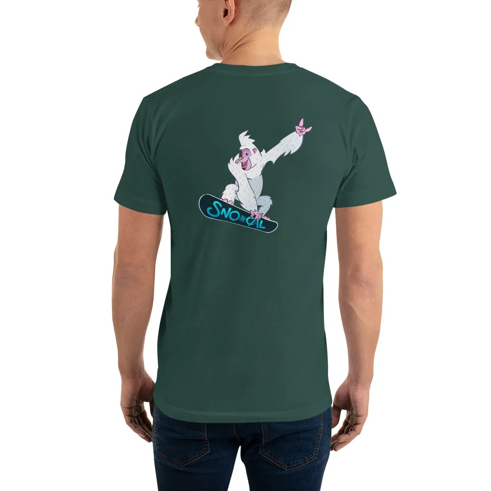 Sno Cal™ Snorilla air grab snowboard t-shirt