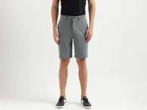 Solid Pattern Slim Fit Shorts