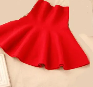 Solid Skirts Girls High Waist tutu Skirt Baby Girls Party Skirts Kids Brand ,LC082