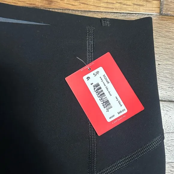 SPANX Women's Every Wear Bike Shorts With Small Pocket Very Black Size Small