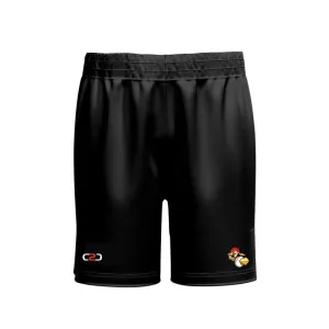 Spartans SlimFit HP Split Sport Shorts Pro Black