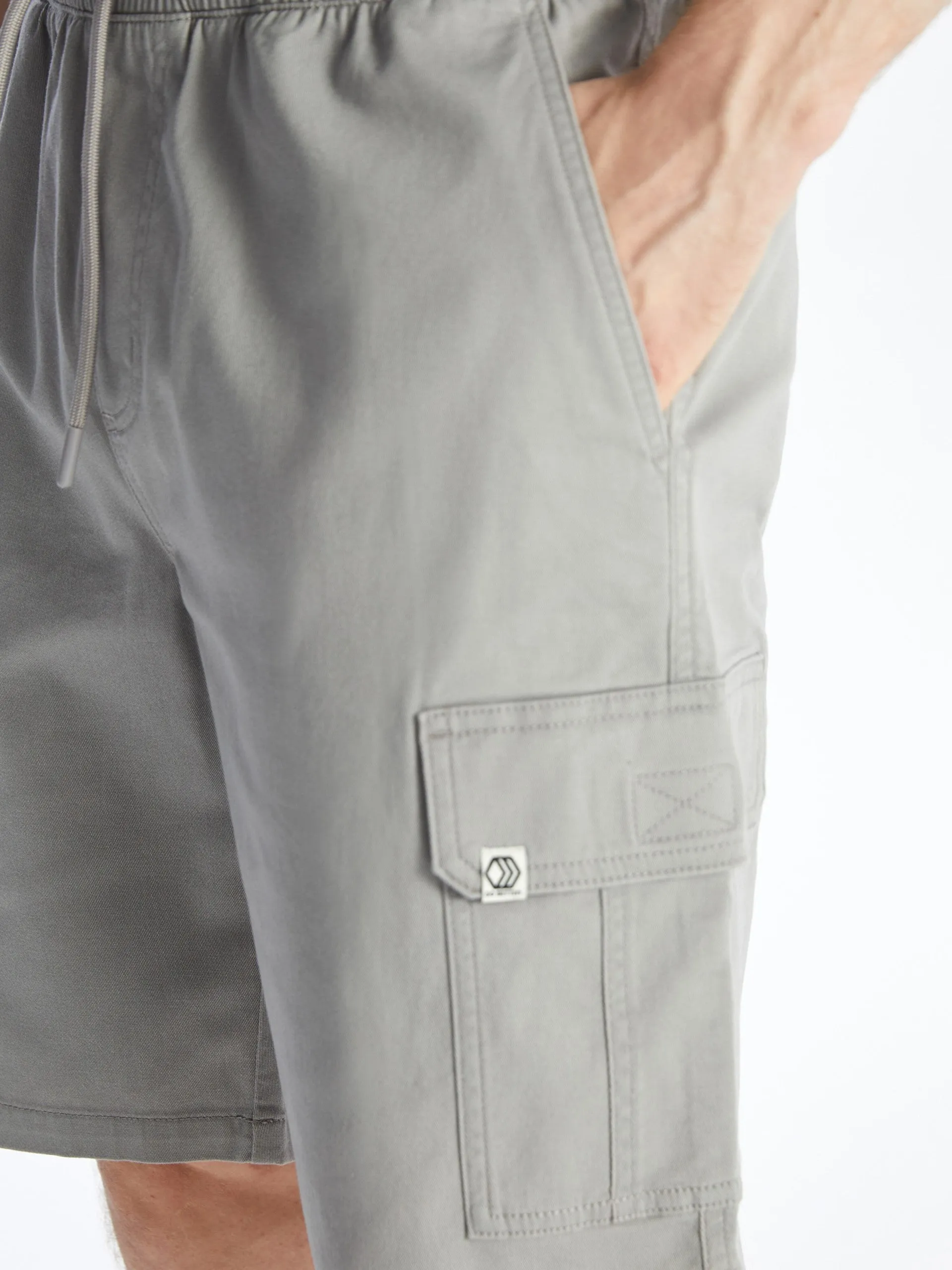 Standard Fit Gabardine Men Bermuda Shorts