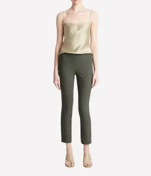 Stitch Front Seam Leggings in Night Pine