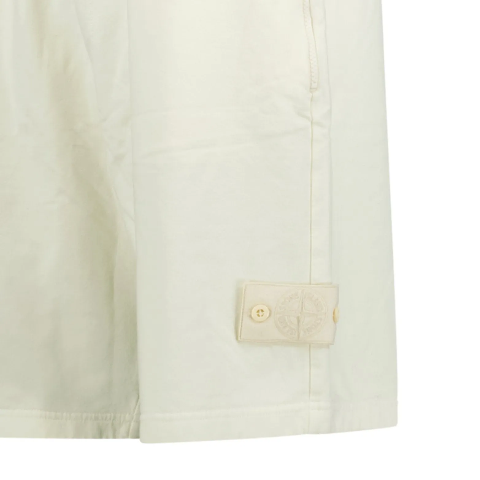 STONE ISLANDGhost Track Shorts White
