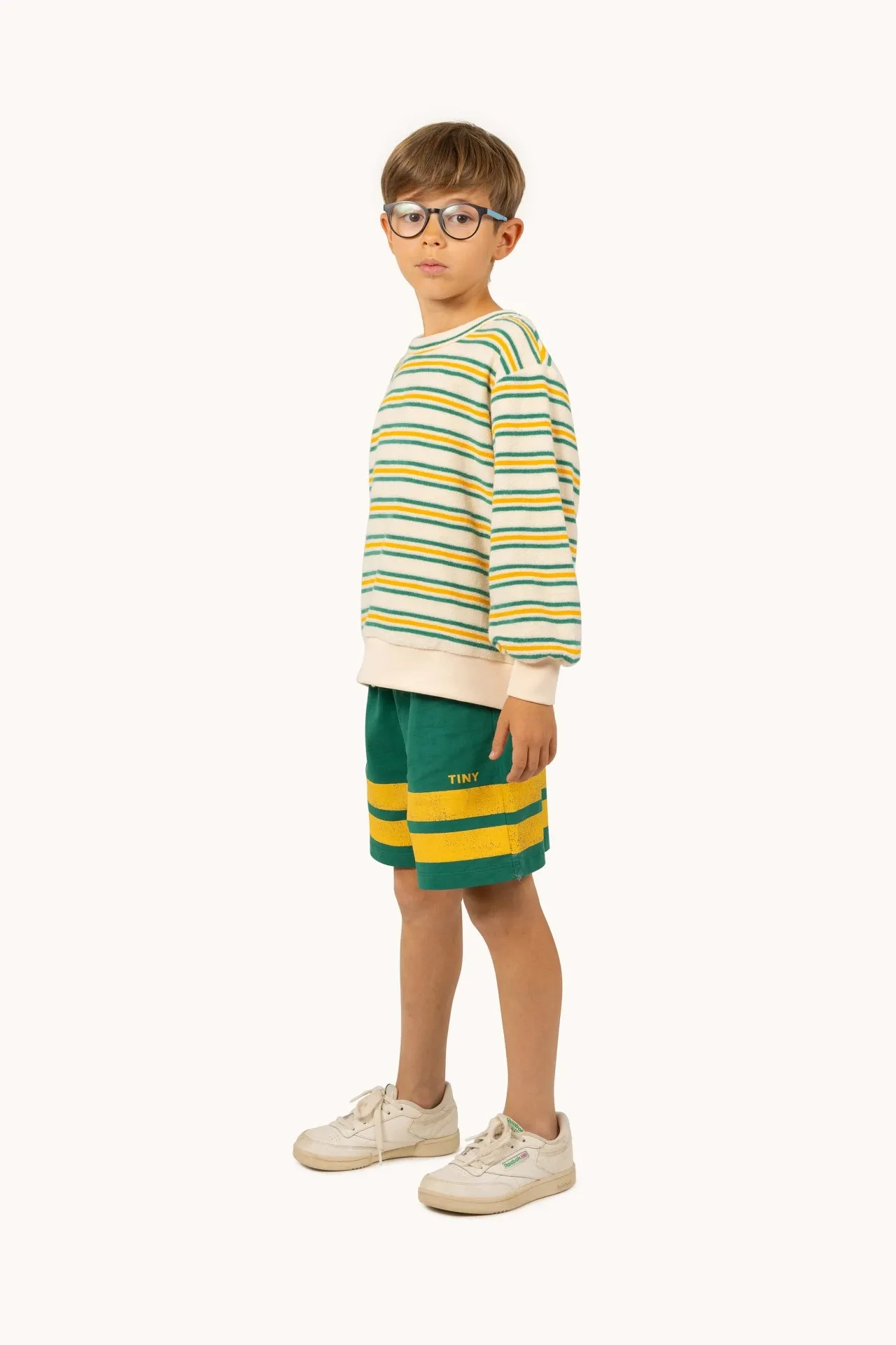STRIPES LOGO SHORT