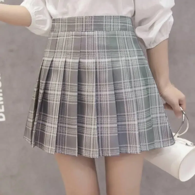 Style High Waist Chic Stitching Skirts