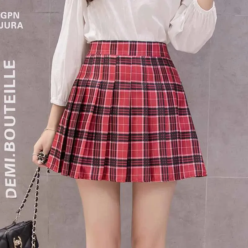 Style High Waist Chic Stitching Skirts