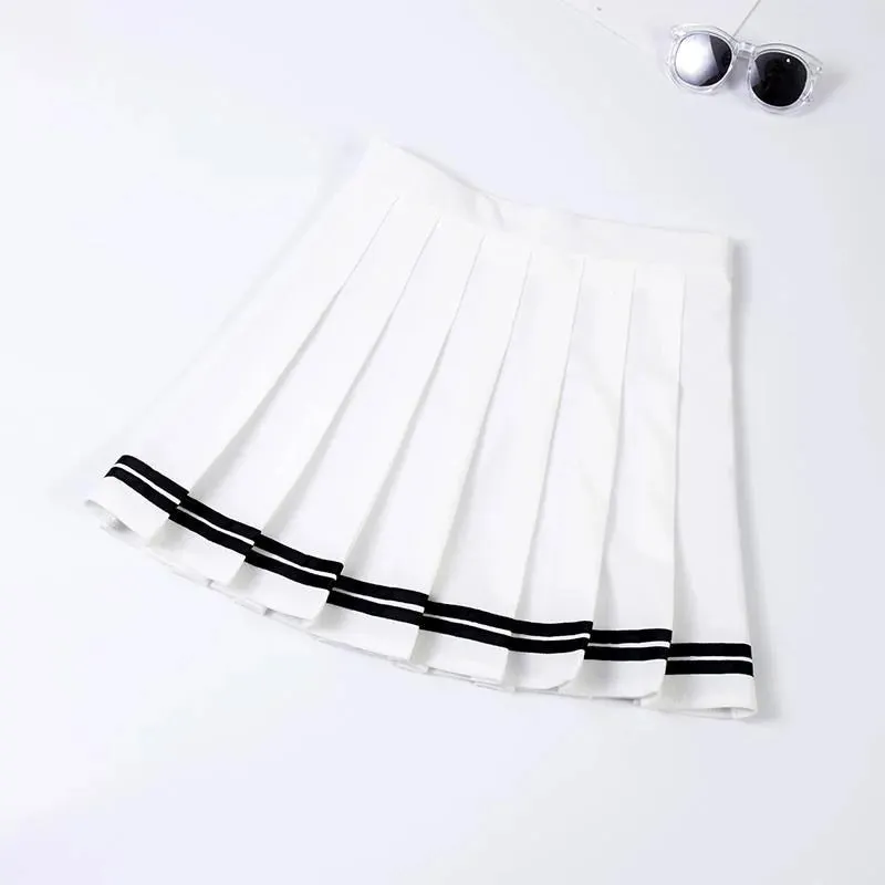 Style High Waist Chic Stitching Skirts