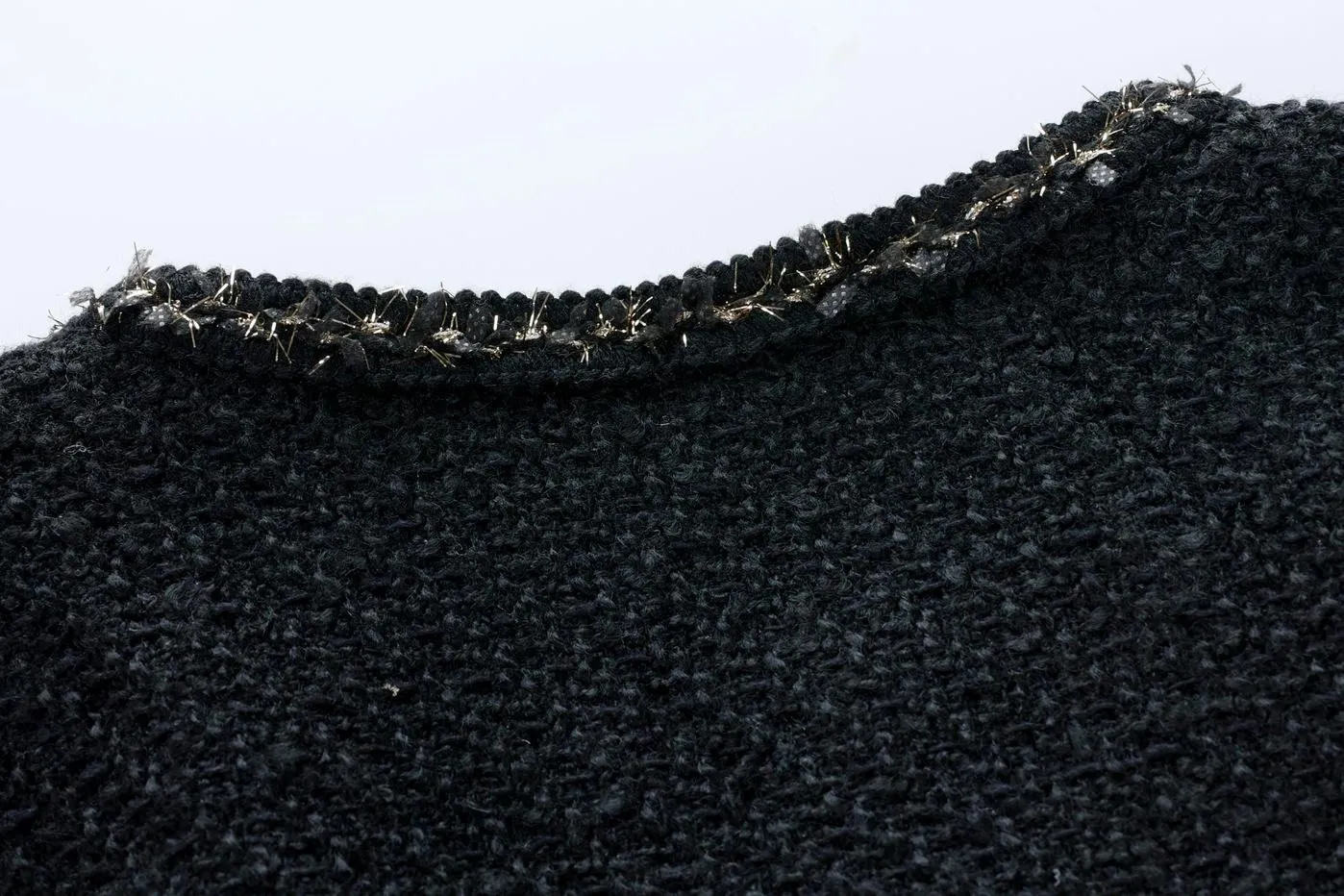 Stylish Cropped Black Blazer with French Flair and Contrast Trim