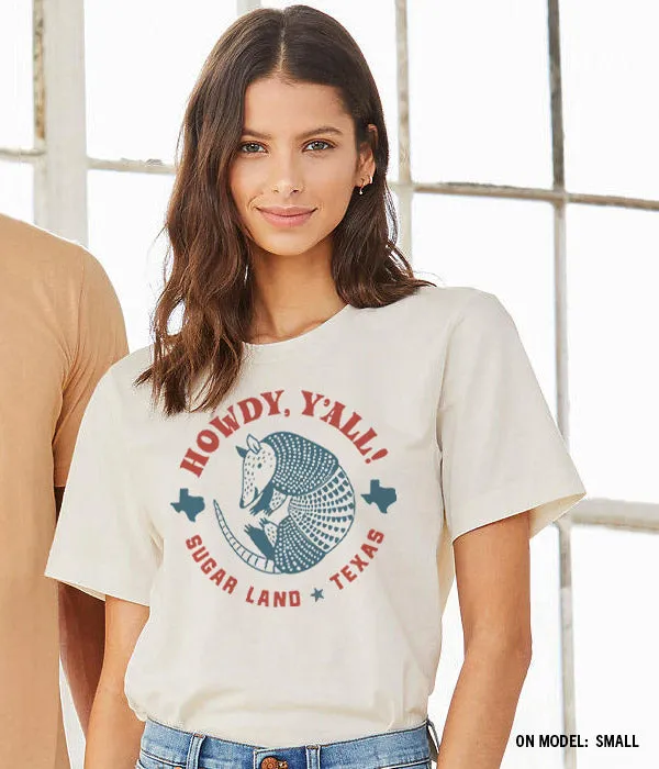 Sugar Land Armadillo Adult Tee