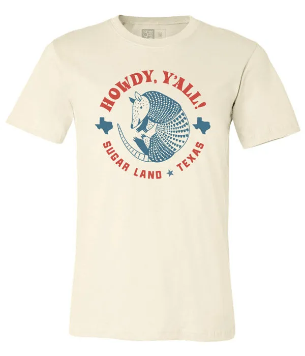 Sugar Land Armadillo Adult Tee