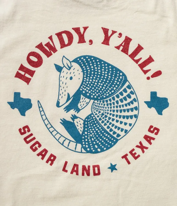 Sugar Land Armadillo Adult Tee