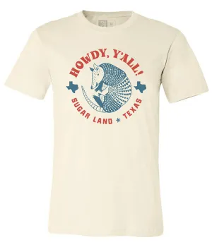 Sugar Land Armadillo Adult Tee