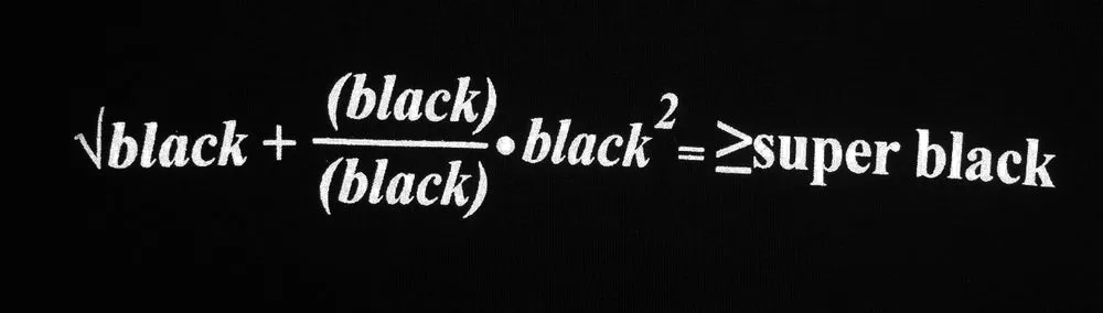Super Black Math Equation Tee