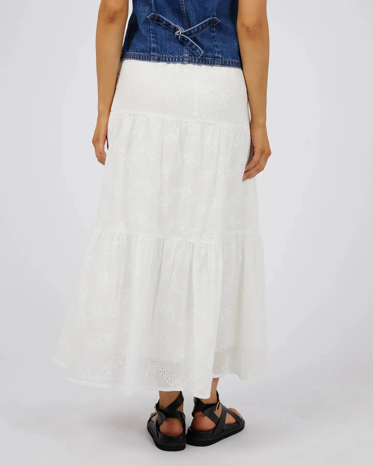 Sutton Broderie Maxi Skirt by All About Eve