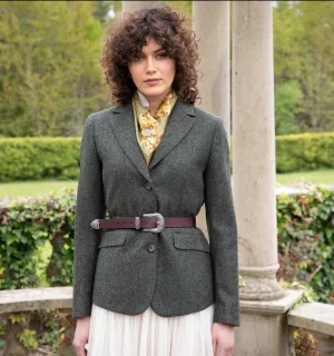 Tara Tweed Hacking Jacket - Green Fields