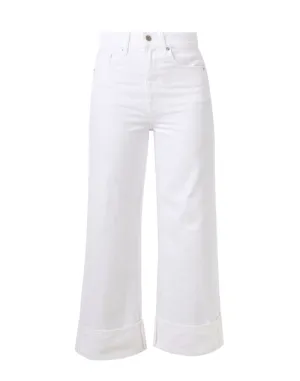 Taylor White Wide Leg Jean