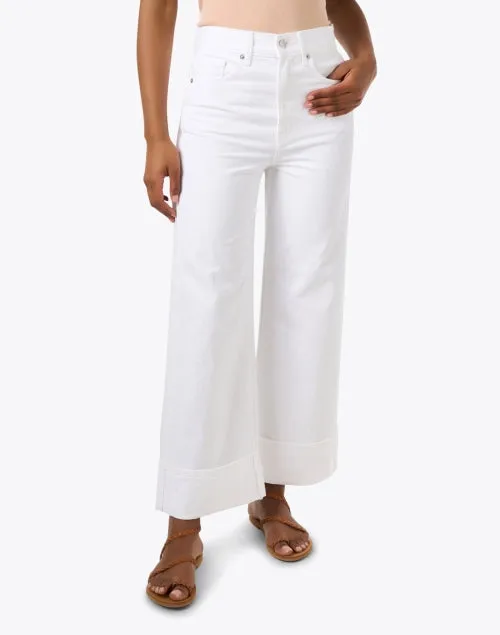 Taylor White Wide Leg Jean