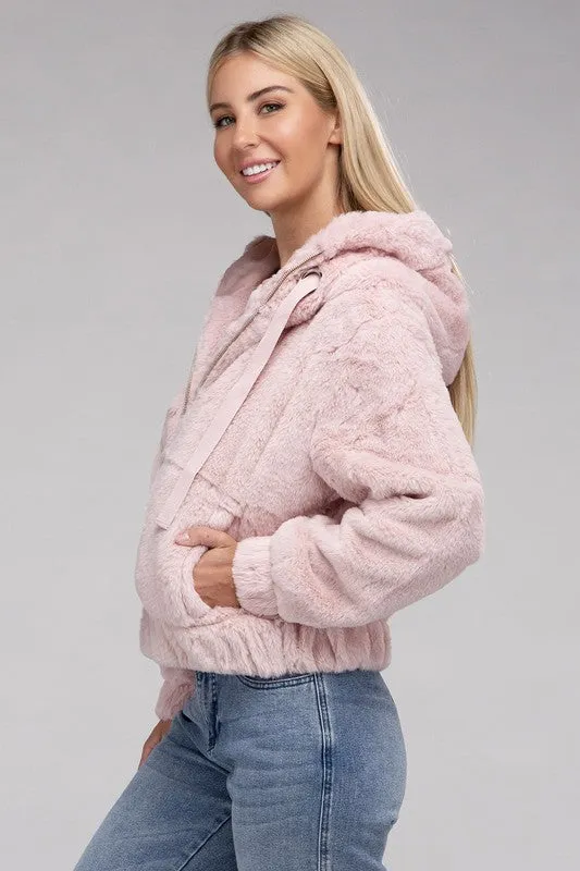 Teddy Fluffy Zip-Up