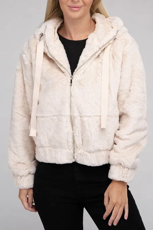 Teddy Fluffy Zip-Up