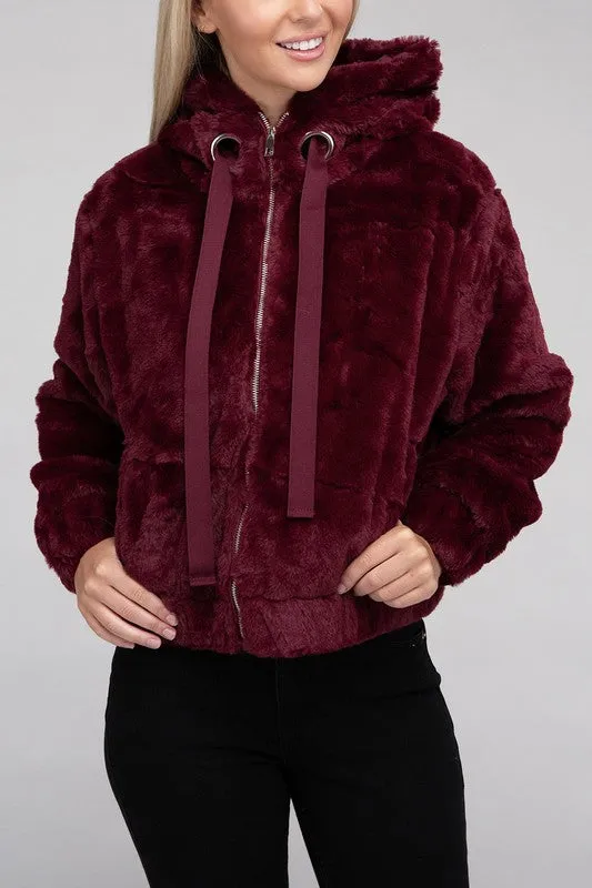 Teddy Fluffy Zip-Up