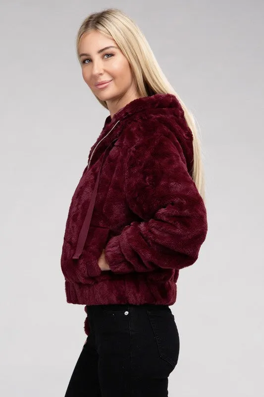 Teddy Fluffy Zip-Up