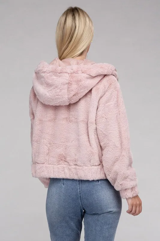 Teddy Fluffy Zip-Up