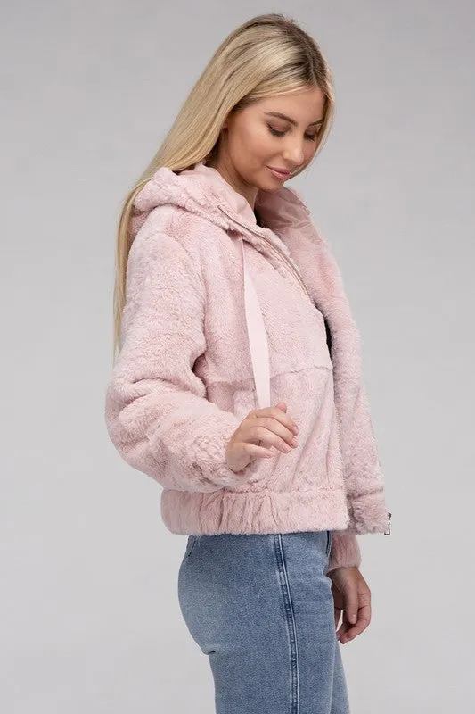 Teddy Fluffy Zip-Up
