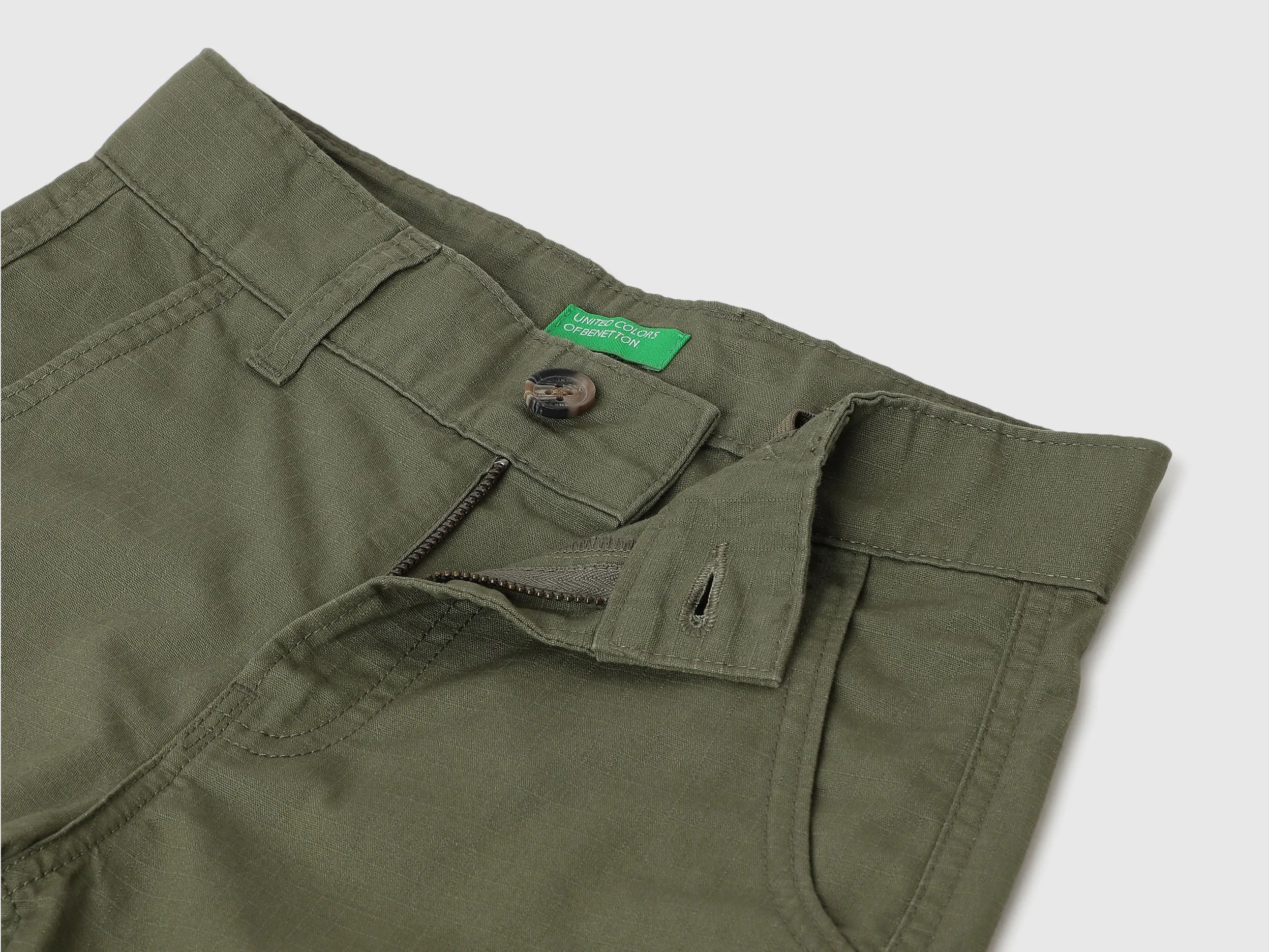 Textured Regular Fit Shorts