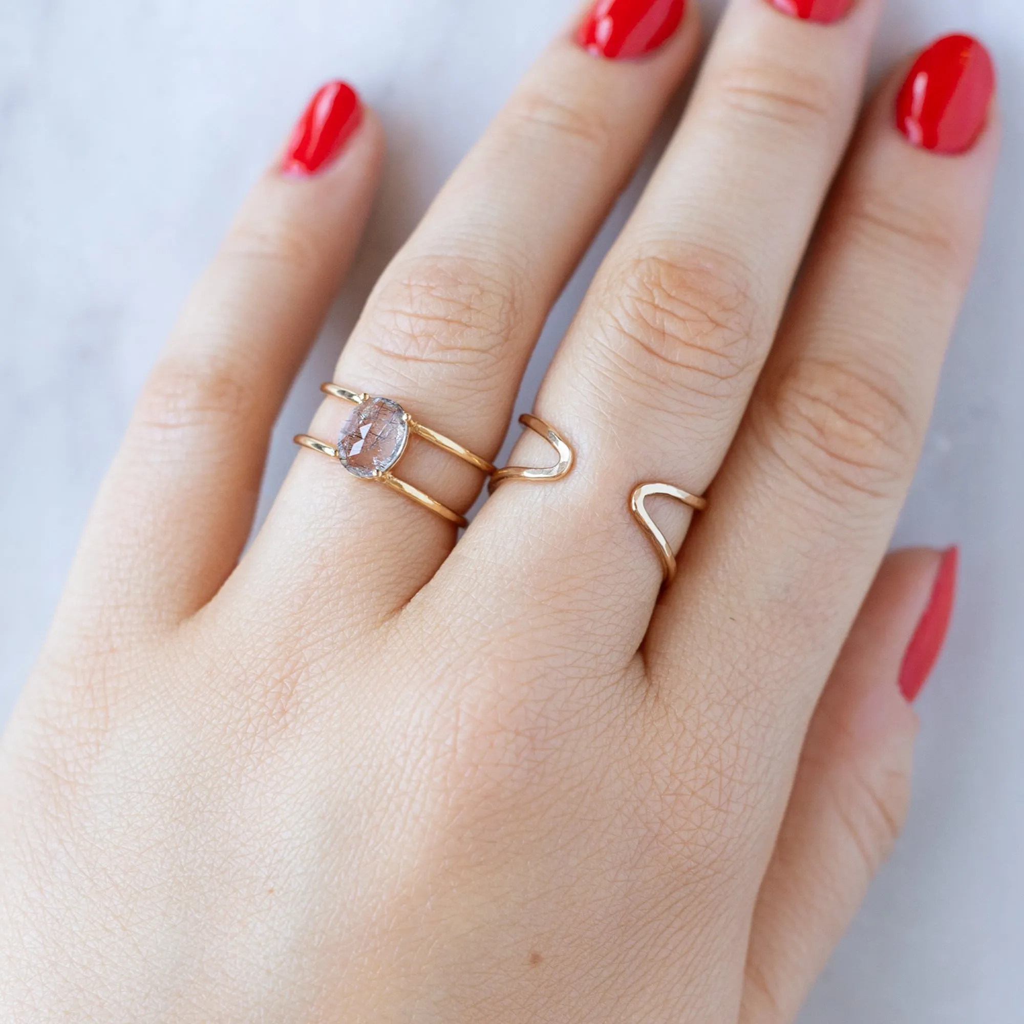The Arrow Ring | 14K Yellow Gold