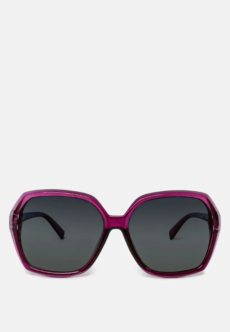 The Fierce Hexagonal Ombre Sunglasses