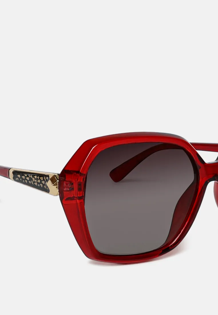 The Fierce Hexagonal Ombre Sunglasses
