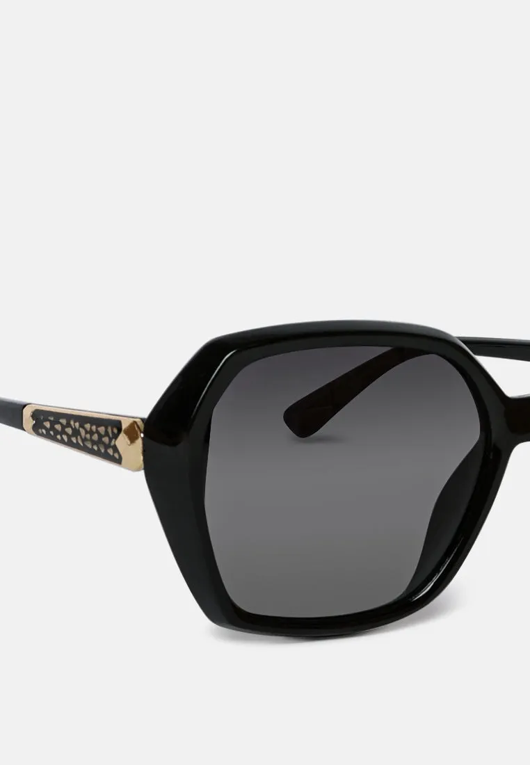 The Fierce Hexagonal Ombre Sunglasses