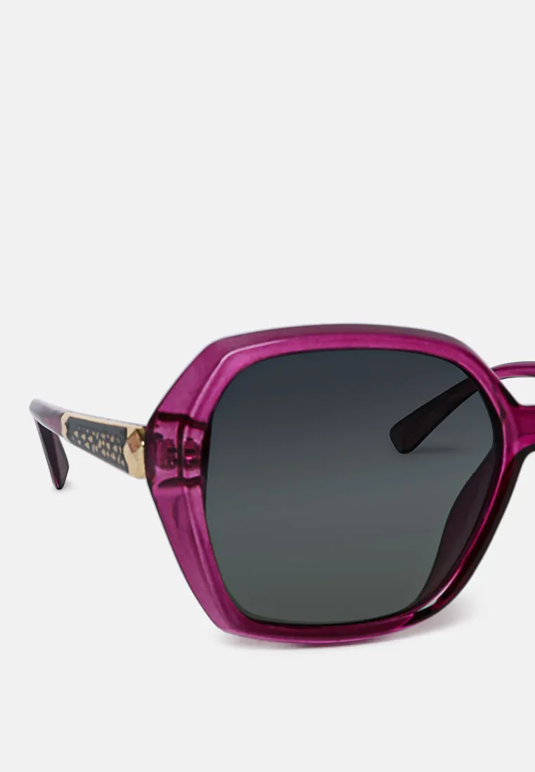 The Fierce Hexagonal Ombre Sunglasses