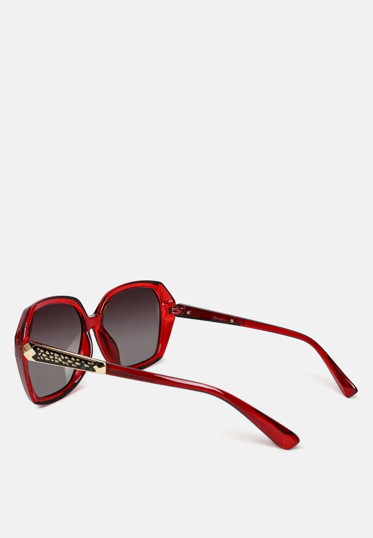 The Fierce Hexagonal Ombre Sunglasses