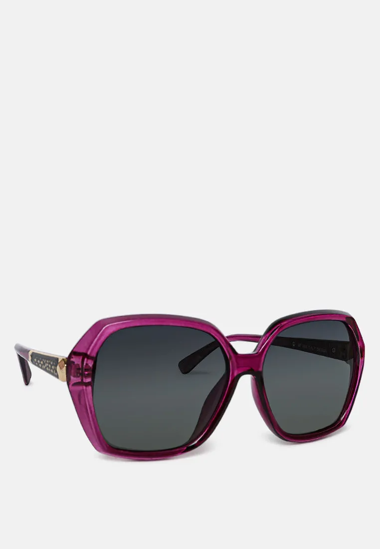 The Fierce Hexagonal Ombre Sunglasses
