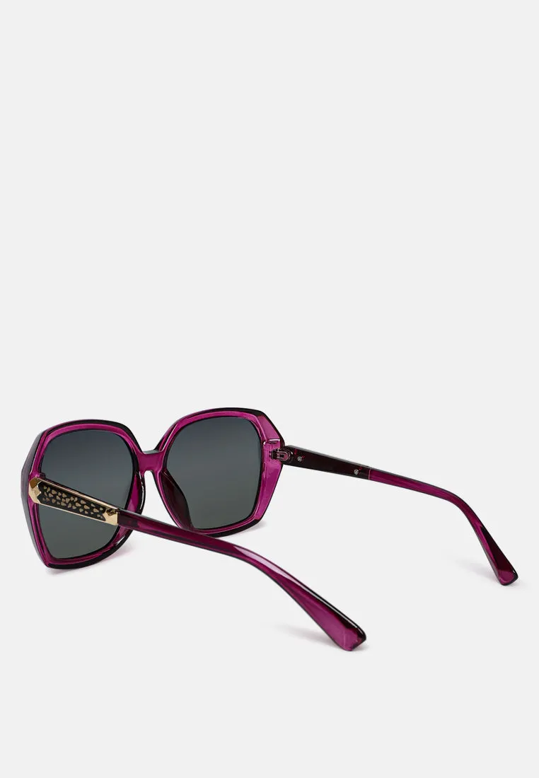The Fierce Hexagonal Ombre Sunglasses
