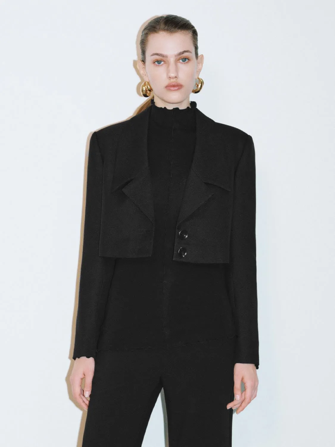 Thick Cropped Blazers