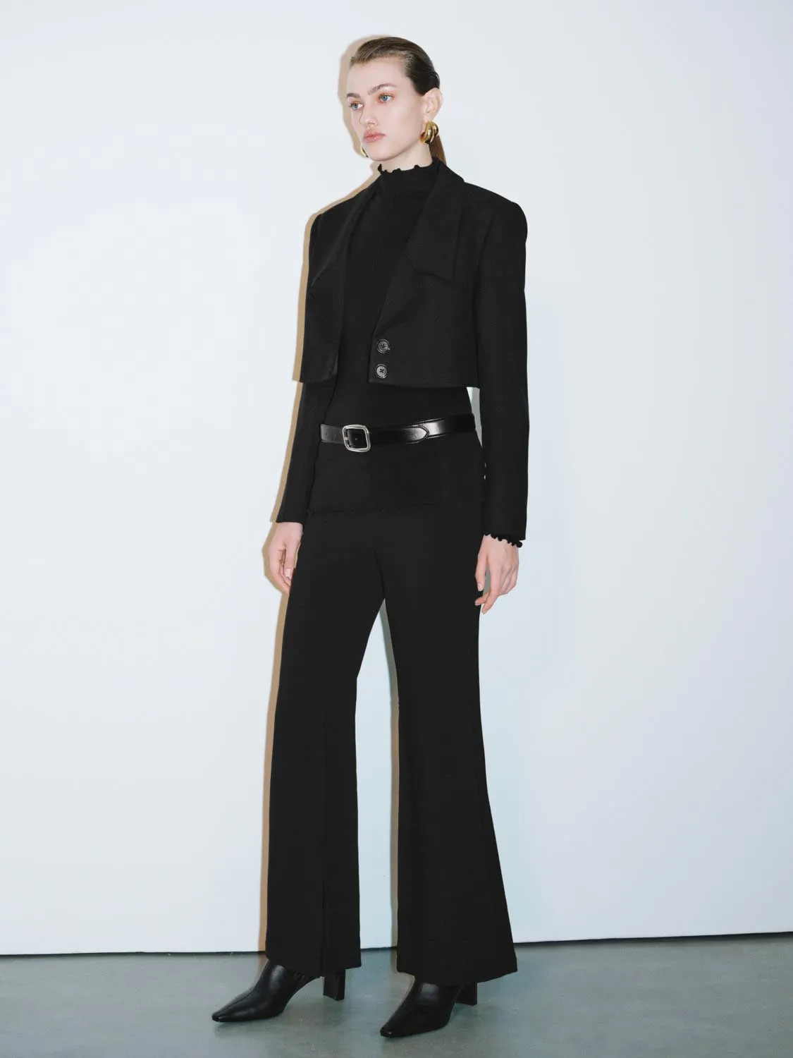 Thick Cropped Blazers