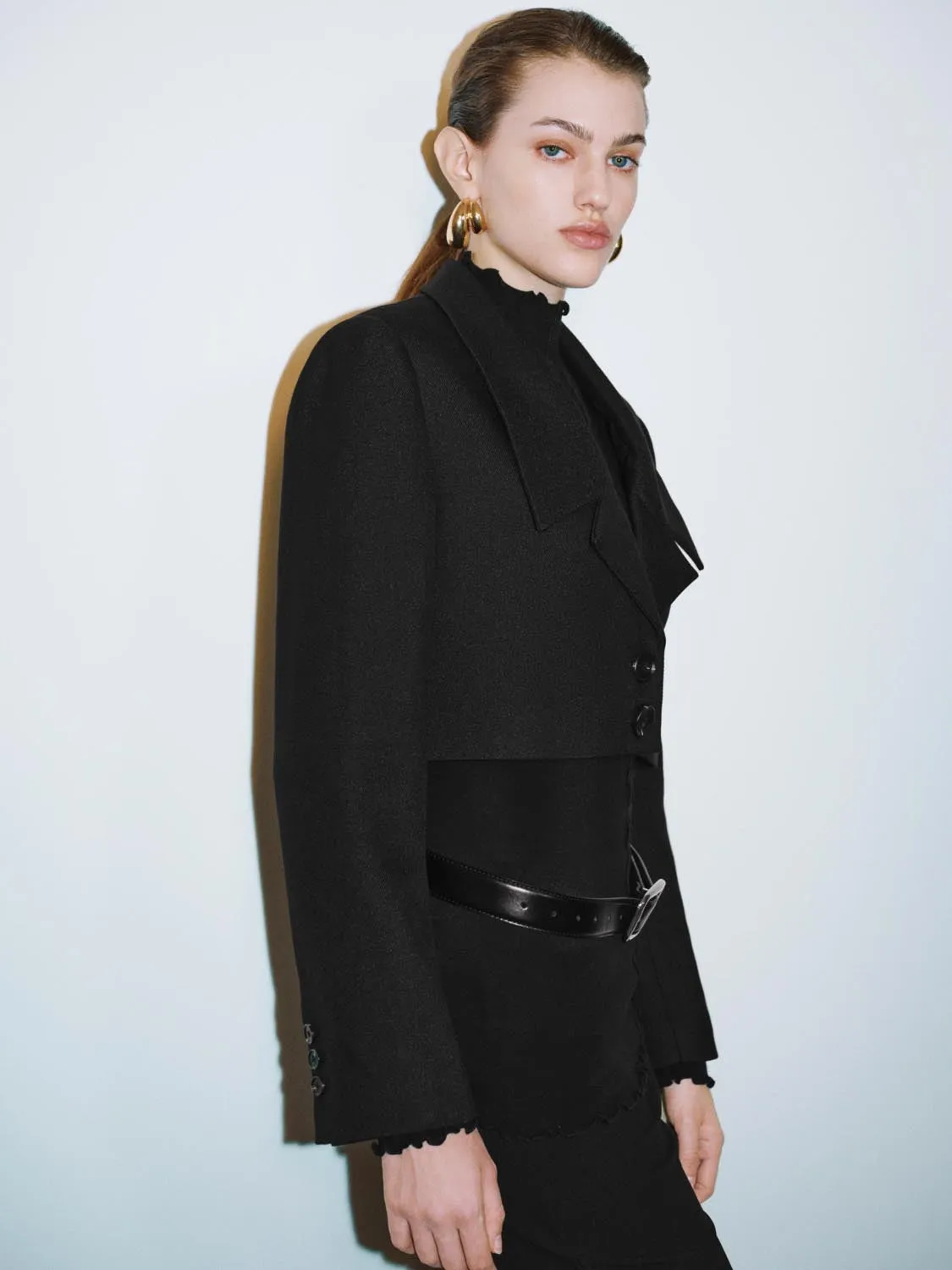 Thick Cropped Blazers