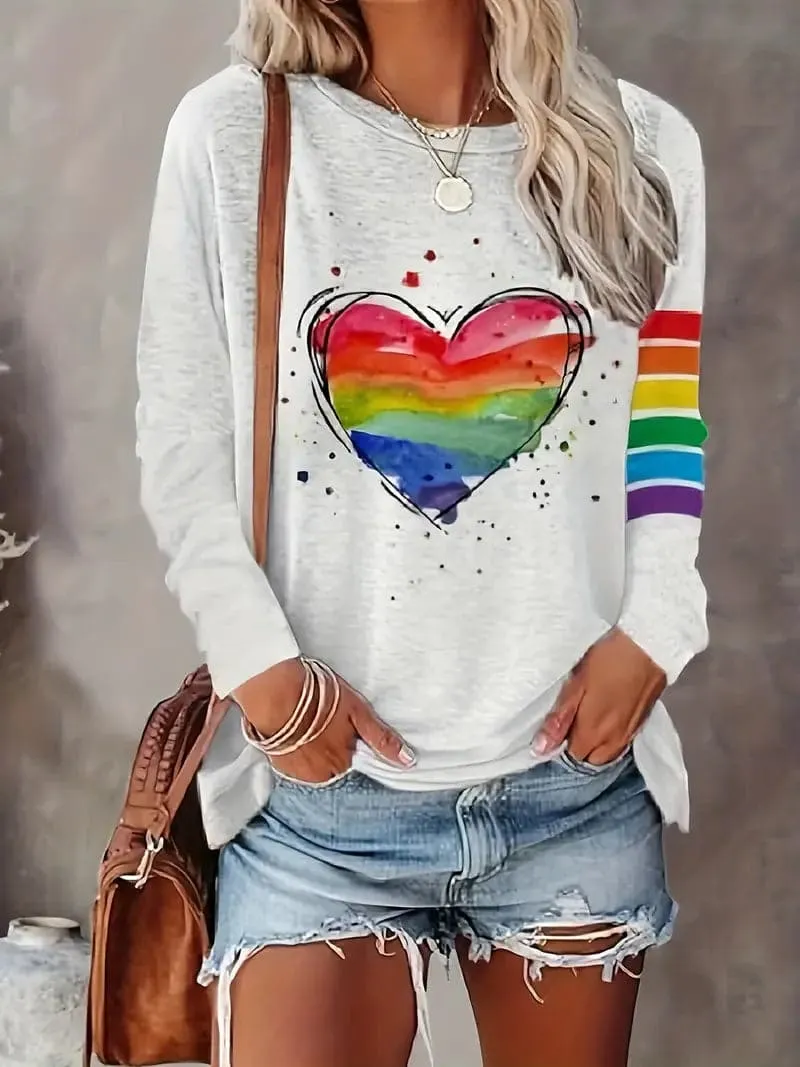 Tove | Ladies Rainbow Shirt
