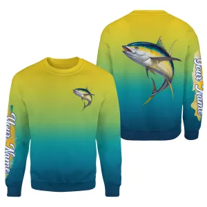 Tuna fishing deep sea fishing tournament shirts, Custom Name 3D All Over Printed Sweatshirt - NPQ603