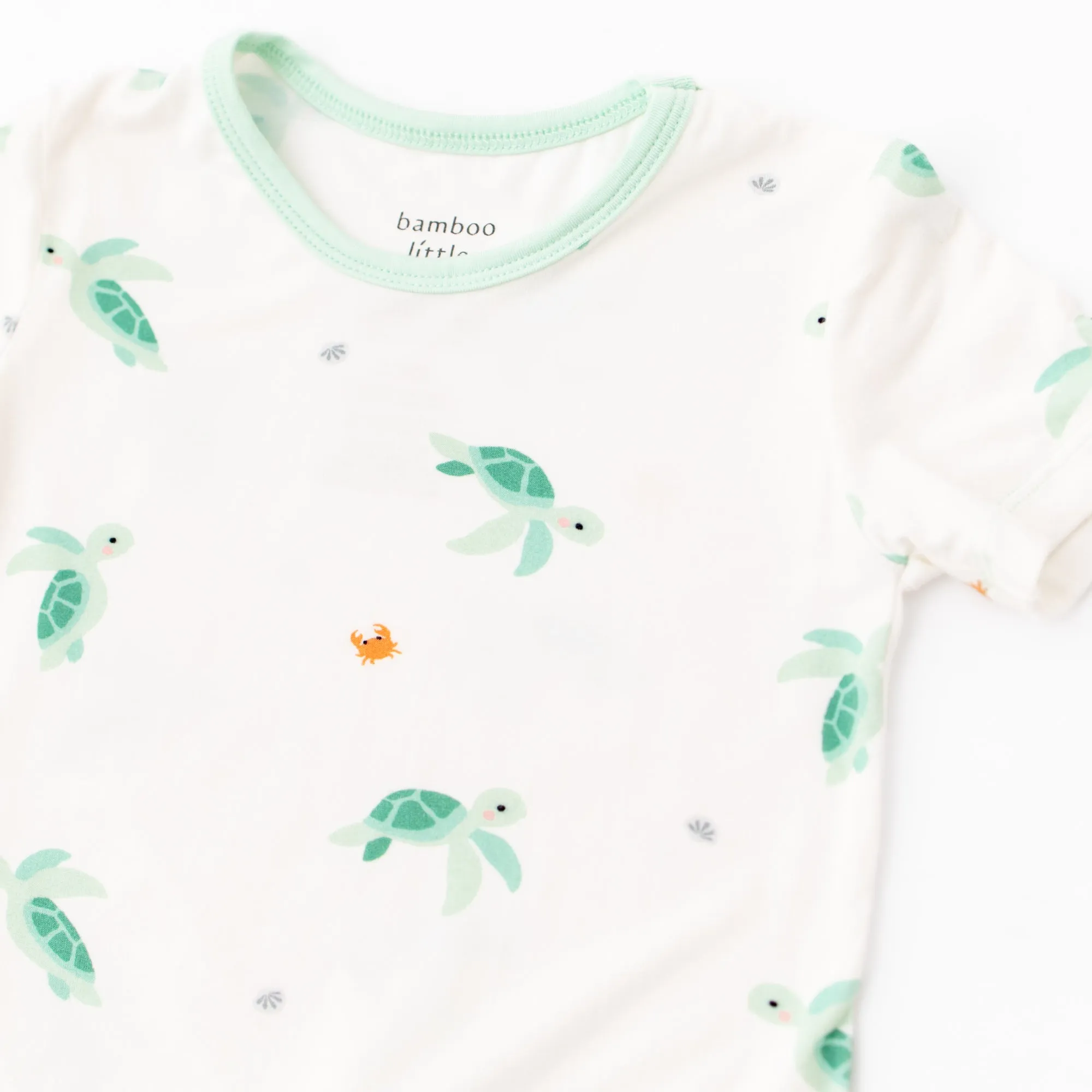 Turtle Short Sleeve Pajama Set