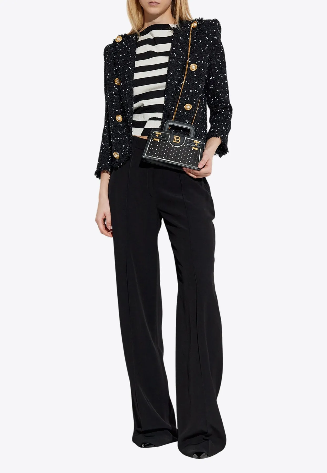 Tweed Cropped Blazer
