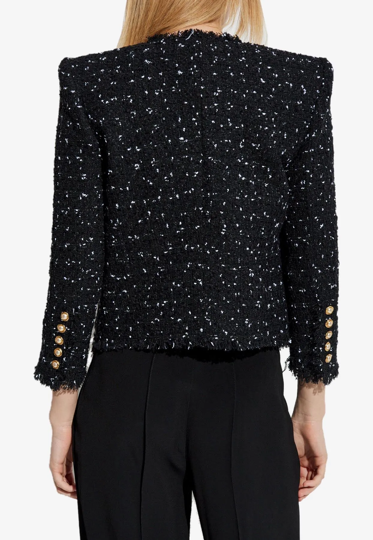 Tweed Cropped Blazer