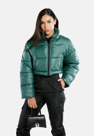Two Way Detachable Turtleneck Puffer Jacket