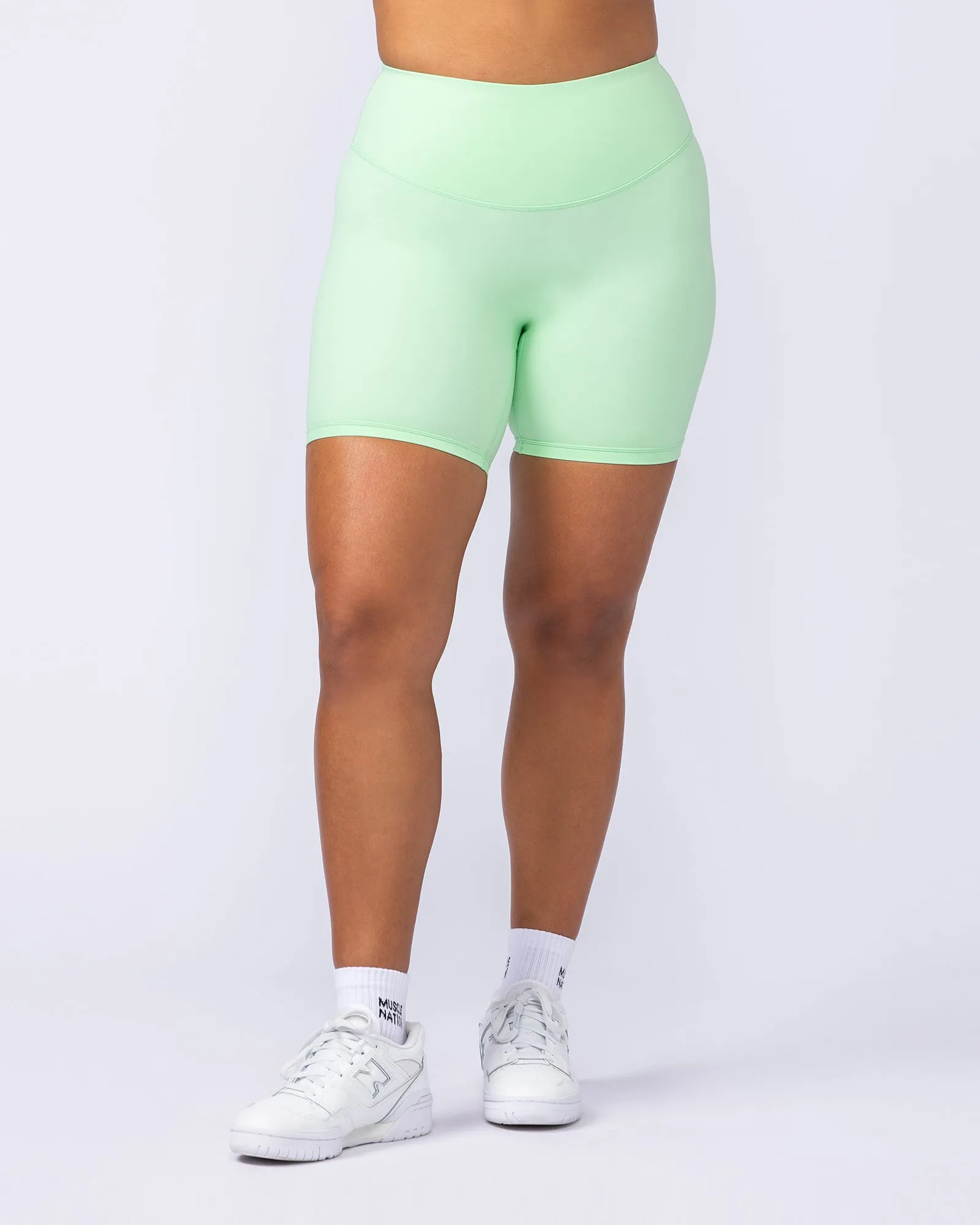 Ultra Aura Bike Shorts - Lime Splice
