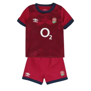 Umbro England Rugby Baby Replica Alternate Mini Kit | Red | 2024/25
