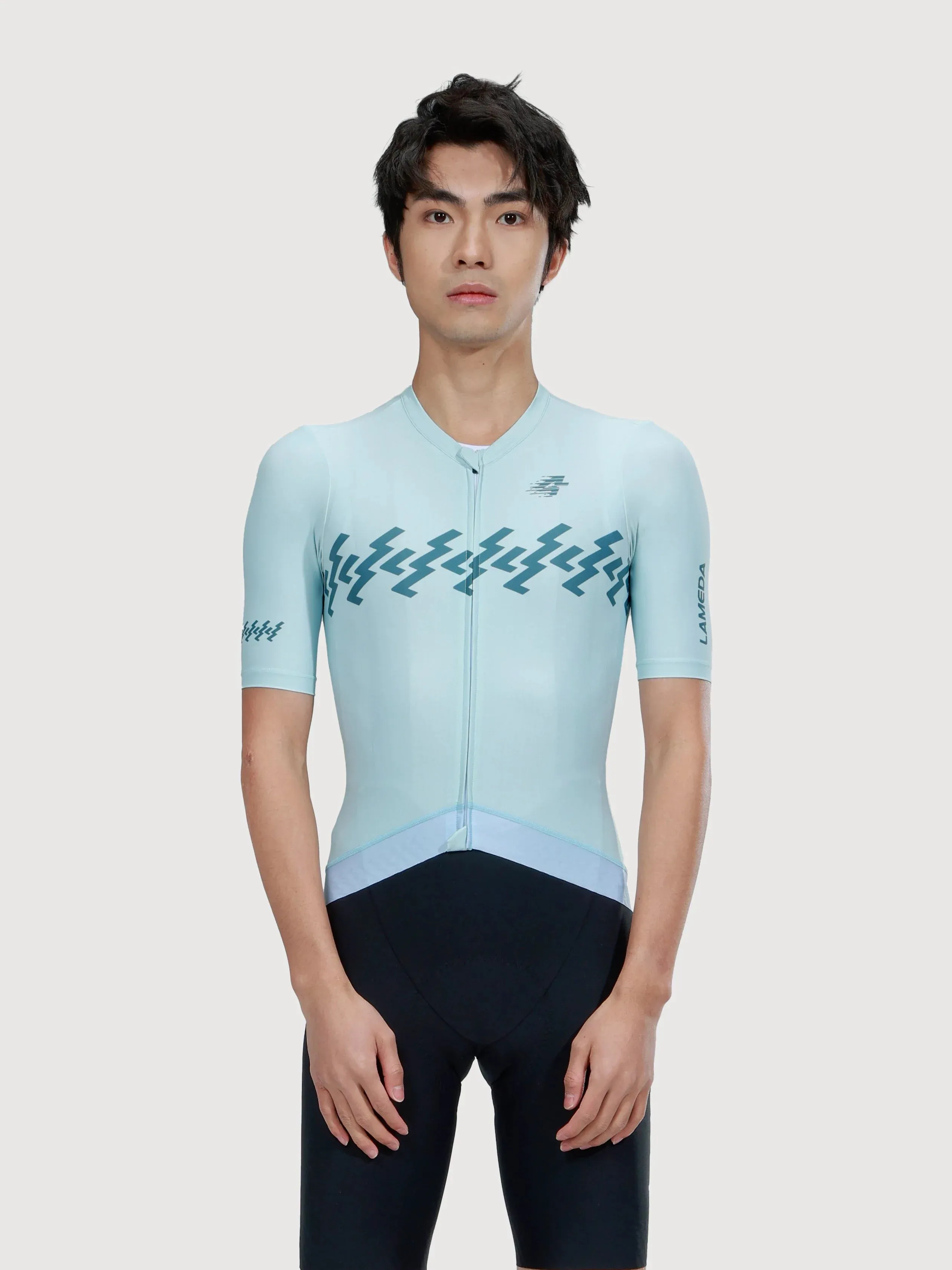 Verde Men Cycling Jersey - Mediterranean Blue